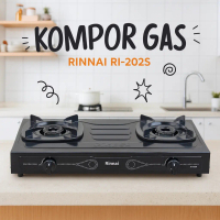 Rinnai Kompor Gas 1 & 2 Tungku Original RI-201S RI-202S RI-301S RI-302S RI-511E RI-511T RI-522C RI-5