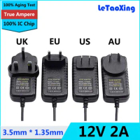 50pcs DC 12V 2A 3.5mm x 1.35mm Power Supply Adapter 1.5A for Cube i7 Stylus OS Windows 10 for Teclast X1 pro X2 pro X3 PRO