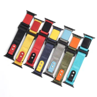 Nylon strap Velcro fit Apple Watch personality sports style spare strap apple watch bands colorful a