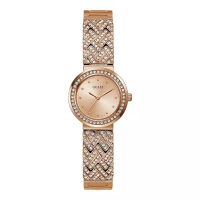 Guess Watches Jam Tangan Wanita Guess Treasure GW0476L3 Ladies Rose Gold Sunray Dial Rose Gold Stain