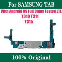 EU Version For Samsung Galaxy Tablet 3 8.0 T311 T310 T315 Motherboard Full chips 100% Original Unlocked Logic Board Android OS