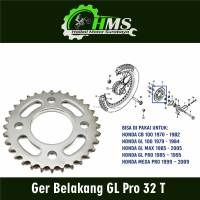 Ger Belakang GL Pro 32 T - Gear Gir Gigi Belakang Honda CB 100 GL 100 GL Max Mega Pro Neotech Tiger