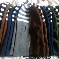 topi rajut masker ninja beanie topeng sebo  kethu teropong elastis bolak balik (polos / atasnya bela