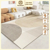 Thảm Panama Lông cừu Cao cấp họa tiết sang trọng, Thảm lông cừu trải sàn Nhập khẩu - Bum Bedding