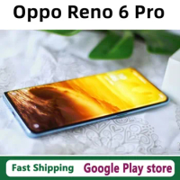 Official Oppo Reno 6 Pro 5G Mobile Phone 65W Charger 6.55" 90HZ Full Screen Fingerprint 64.0MP 5 Cameras Dimensity 1200 Face ID