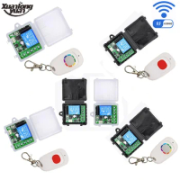 Hot 433 Mhz Universal Gate Remote Control Switch DC 12V 10A Relay Receiver Mini Module Remote Control for Gate LED Garage Door