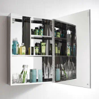 2021 High Quality Wall Hanging Stainless Steel Bathroom Vanity Cabinet Bathroom Mirror Cabinet Bathroom Vanities A7022