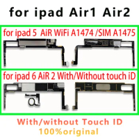 Free iCloud Logic Board For iPad 5 6 Air 1 2 Motherboard A1566 1474 1475 1567 WIFI &amp; WIFI Cellular Mainboard for iPad AIR1 AIR2