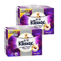 Kleenex 舒潔 Baby Soft頂級3層舒適抽取衛生紙x2袋(100抽x24包/袋)