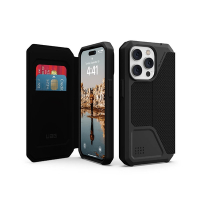 UAG  iPhone 14 Pro 翻蓋式耐衝擊保護殼-軍用黑