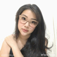PT-5018 FRAME KACAMATA CATEYE SUNGLASS FASHION LENSA ANTI RADIASI