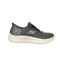 SKECHERS 女鞋 健走鞋 休閒鞋 寬楦 泡棉鞋墊 套入式 鬆緊鞋帶GO WALK FLEX 124842WBKLV