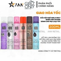 Dầu Gội Khô Girlz Only 200ml Lưu Hương Lâu - Dầu Gội Khô Hỗ Trợ Làm Phồng Tóc Anh Quốc Girlz Only [C