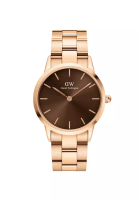 Daniel Wellington Iconic Link Ambe 36mm Watch Brown dial Link strap Rose Gold 中性手錶 Unisex watch Watch for women and men 女錶男錶 DW 丹尼爾惠靈頓