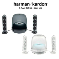Harman Kardon 台灣公司貨 SoundSticks 4 藍牙2.1聲道多媒體水母喇叭 (黑/白)