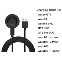 Charging Cable For Huawei Watch 3 4 Pro GT 3 2 Pro GT 2 Pro ECG Smartwatch Charger Replacement Wireless Charging Dock Stand
