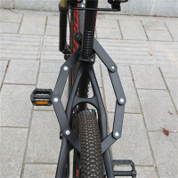 60cm Folding Bike Lock Alloy Combination Keyless Anti Theft for Mountain E Bike