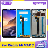 Original LCD For Xiaomi Mi Max 3 LCD Display Touch Screen Digitizer Assembly Replacement For Mi MAX3 LCD With Frame