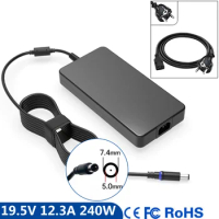 19.5V 12.3A 240W Laptop Ac Adapter Charger Fr Dell Alienware 15 R1 R2 R3 R4 R5,17 R1 R2 R3 R4 R5,14 M14X ,M11X m17 m17X M18X X51