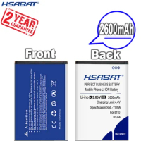 New Arrival [ HSABAT ] 2600mAh BV-6A Replacement Battery for Nokia Banana 2060 3060 5250 C5-03 8110 4G