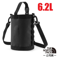 【The North Face】NEW MINI BASE CAMP SHOULDER 防水耐磨背提兩用單肩側背包6.2L.水桶包(8DJP-KX7 星際黑)