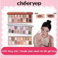 CHEERYEP Qianyan Bảng phấn mắt 16 ô tone màu đa dạng có nhũ lì lấp lánh neutral makeup mắt chuyên ng