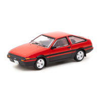 TOYOTA SPRINTER TRUENO (AE86) RED/BLACK - TARMAC WORKS JCOLLECTION