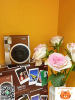 廠家直銷Fuji富士instax拍立得mini90皇/mini evo棕黑相海淘新年禮物-誠信優品