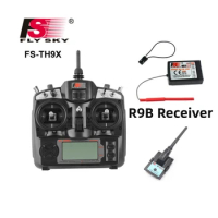 Flysky FS-TH9B FS-TH9X-B 2.4G 9CH Radio Control Transmitter TX System W FS R9B Receiver RX For RC Car Quadcopter Boat Airplane