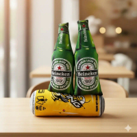 Gối Ôm In 3D Hình Bia Heineken Siêu Nét 55cm x 1m2 Chất Lượng Cao