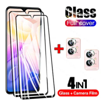 Screen Protector Case for Vivo Y33s Y72 Y52 5G Protective Glass for Vivo Y01 21 31 32 33 55 55s 75 76 Tempered Glass Camera Lens
