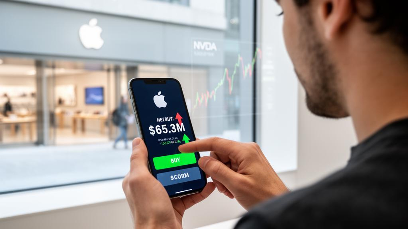 Retail Investors Rotate into Tech Giant Apple, Net Buying Hits Near One ...