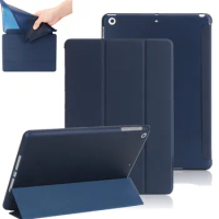 For ipad 6 ipad6 Air 2 9.7"case PU Leather Ultra Slim Smart stand Cover TPU soft Protective shell For ipad 5 Air tablet case+pen