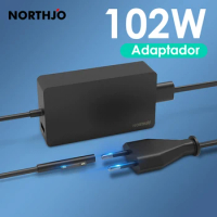 NORTHJO 102W 15V 6.33A Power Supply adapter Charger for New Microsoft Surface Pro X 3 4 5 6 7 Surface Book Laptop 1 2 3 Go A1798