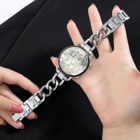Tali logam 18mm, 20mm, 22mm untuk Huawei Watch GT4 41mm, gelang keluli tahan karat untuk Samsung Gal