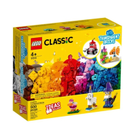 【LEGO 樂高】樂高- Classic-創意透明顆粒(11013)