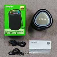 ROBOT RB120 Speaker Bluetooth 5.3 Super Bass 5W With RGB Light Waterproof IPX4 Original Garansi Resm
