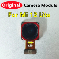 Original Front Back Camera For Xiaomi 12 Lite Rear Backside Selfie Frontal Mi12 lite Facing Camera Module Flex Cable Spare Parts