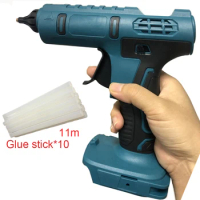 600W Cordless Hot Glue Gun for makita 18V BL1830 BL1840 LXT Battery use 11mm Glue Sticks for Arts&amp;DIY Electric Heat Repair Tool