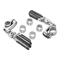 Motorcycle 1-1/4" 32mm Highway Engine Guard Bar Foot Pegs For Harley Touring Road King Street Glide Dyna Fatboy Shadow ACE Aero