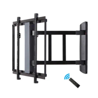 32-70inch Motorized Automatic Left And Right Arm Swing Remote Control Tv Wall Mounts Bracket TV Lift