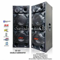 DAT Speaker Aktif Double 12\ Bluetooth : DS122 Set 2 Mic Wireless"