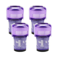 4 Pack V12 Filters Replacement for Dyson V12 Slim Vacuums and V12 Detect Slim Vacuums, Part No.971517-01