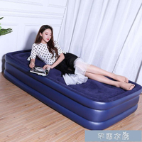 樂天精選~氣墊床充氣床墊雙人家用加大單人摺疊床墊加厚簡易便攜床YYS 全館免運