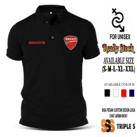 Limited POLO SHIRT KAOS KERAH DUCATI LOGO MOTO MOTOGP SUPERBIKE  Baru