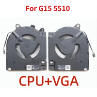 For G15 5510 RTX3060 GTX1650 12V CN-0203MH Laptop CPU VGA Cooling Fan