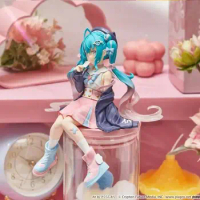 14cm Hatsune Miku Love Sailor Ver. Noodle Stopper Action Figure Vocaloid Anime Singer Model Dolls Collection Pvc Toys Gift