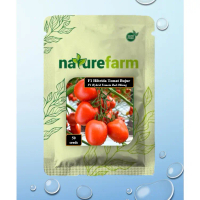 Naturefarm - Benih Bibit F1 Hibrida Tomat Bujur (F1 Hybrid Tomato Red Oblong) isi 40 seeds Merah