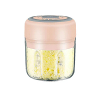 【May Shop】兩入組 迷你無線搗蒜電動打蒜器家用切蒜蓉器絞肉機