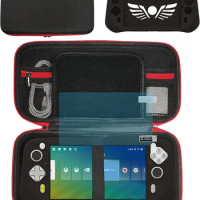Silicone Cover and Carrying Case and Screen Protector Compatible with Logitech G Cloud Gaming Handheld